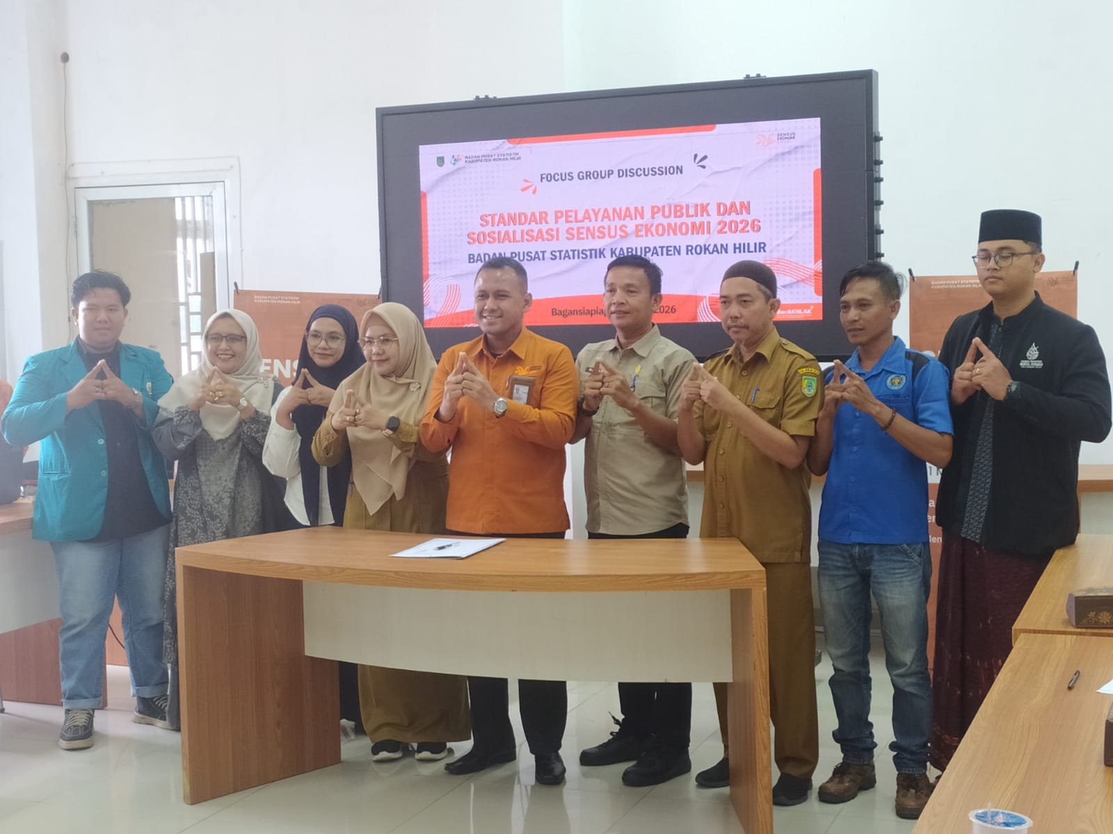 BPS Rohil Gelar FGD, Terima Masukan Untuk Peningkatan Kualitas Standar Pelayanan