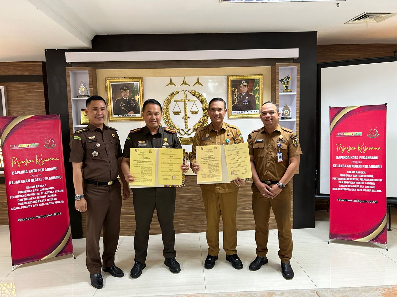 Bapenda Pekanbaru Libatkan Kejaksaan Dalam Penegakan Hukum di bidang Pajak Daerah