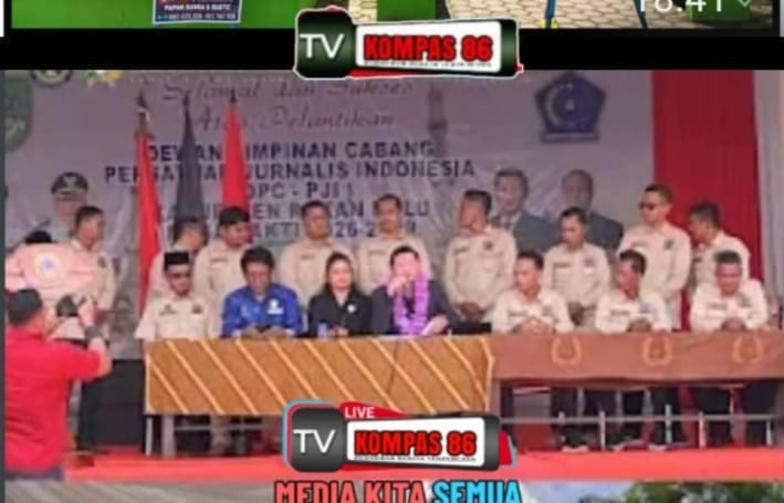 Hadiri Pelantikan pengurus PJI Rohul, Hartanto Tekankan  Wartawan Harus Bekerja dengan Profesional dan Proporsional