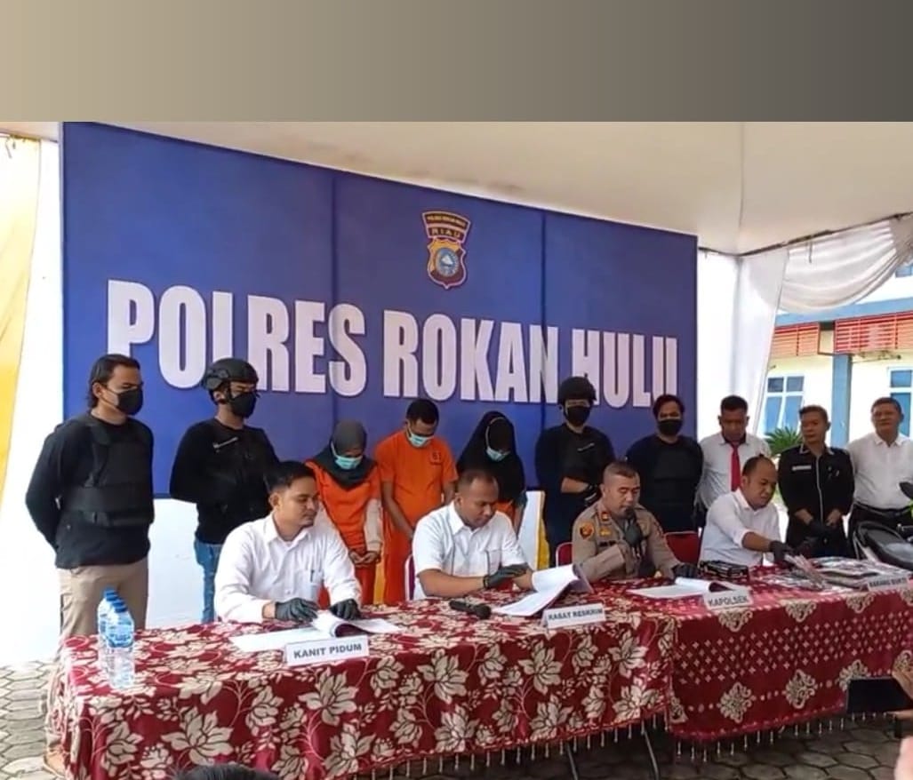 Tiga Tersangka Diamankan, Polres Rohul Buka Tabir Pembunuhan Tukang Ayam di Kota Tengah