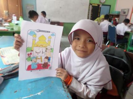 SD Juara Pekanbaru Gelar Muharram Fair 1437H