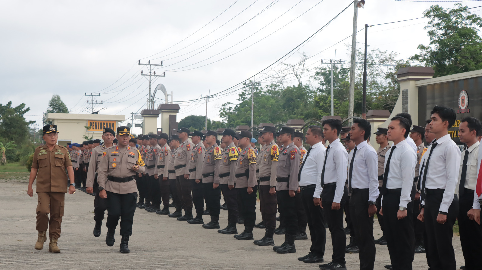Polres Kepulauan Meranti Gelar Apel Pasukan Operasi Ketupat 2024