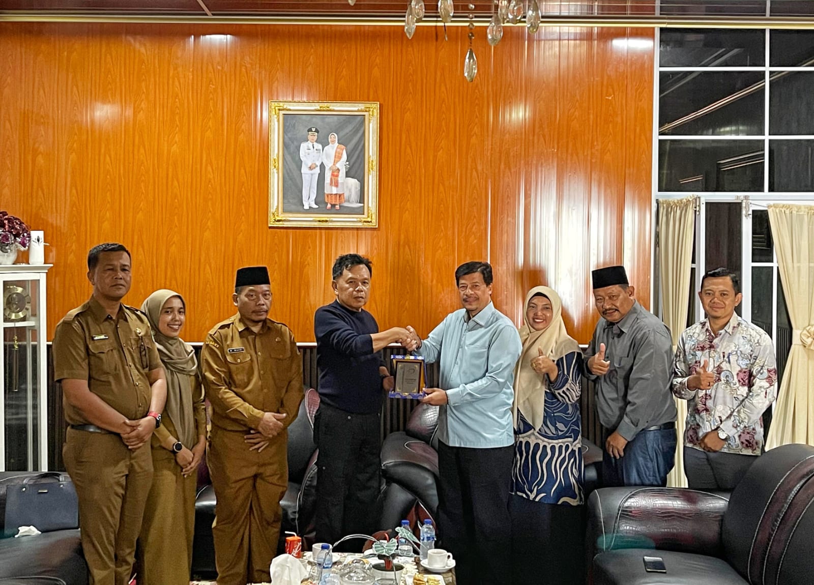 Plt Bupati Asmar Terima Kunjungan STIE Syariah Bengkalis