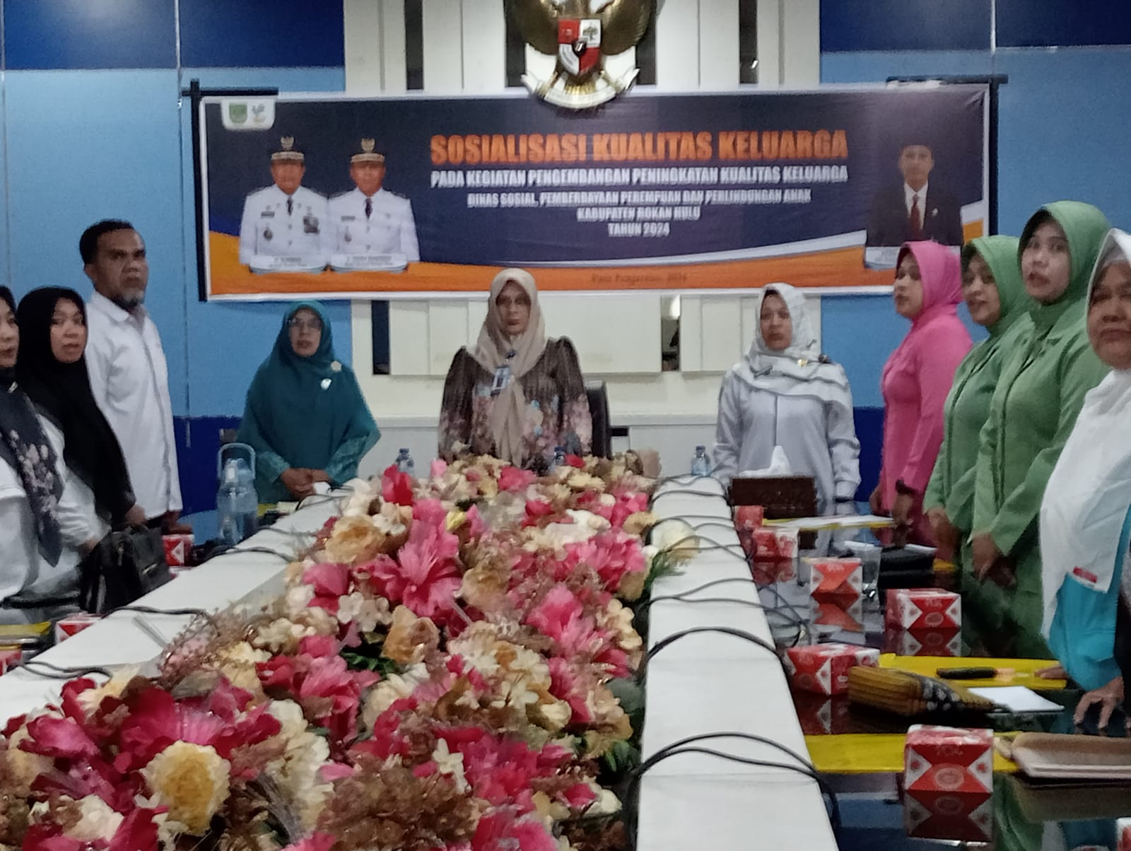 Dinsos PPPA Rohul  gelar Sosialisasi Kwalitas Keluarga