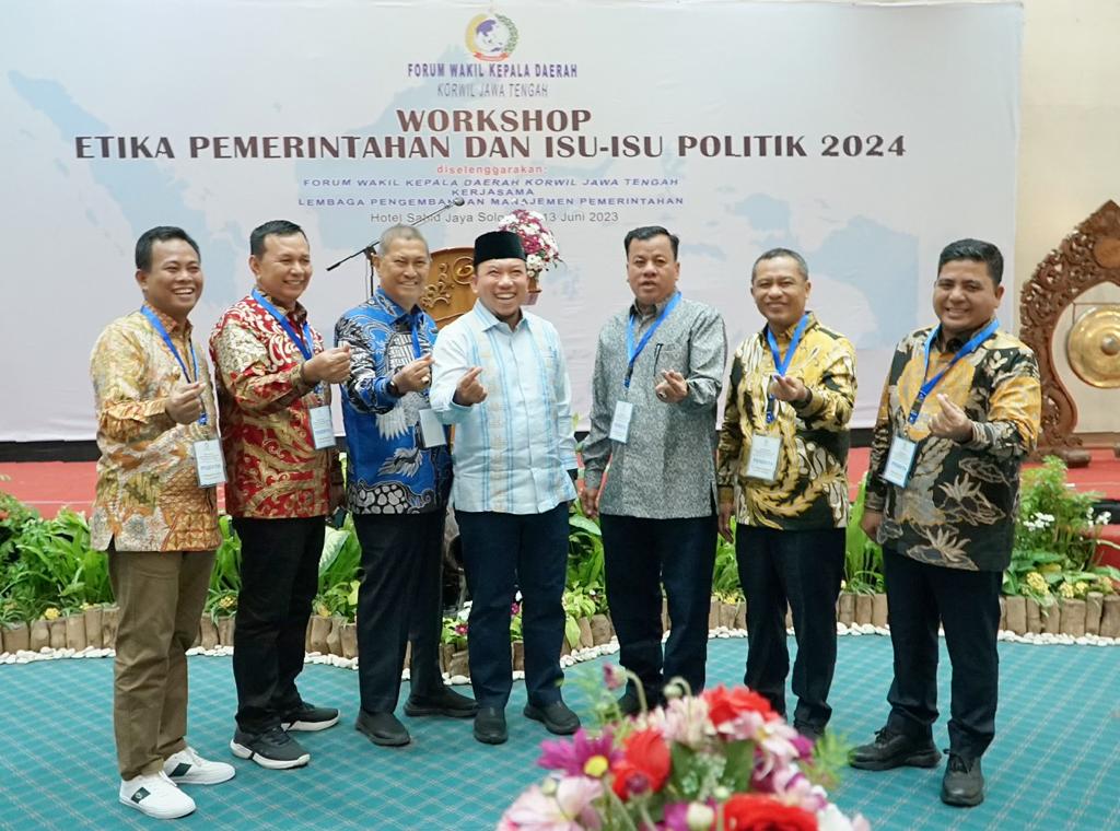 Wabup Sulaiman Hadiri Workshop Etika Pemerintah dan Isu-isu Politik 2024 di Solo