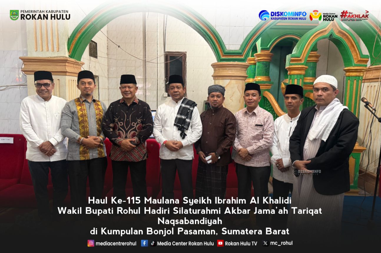 Wakil Bupati Rohul Hadiri Silaturahmi Akbar Jama’ah Tariqat Naqsyabandiyah di Kumpulan Bonjol Pasaman