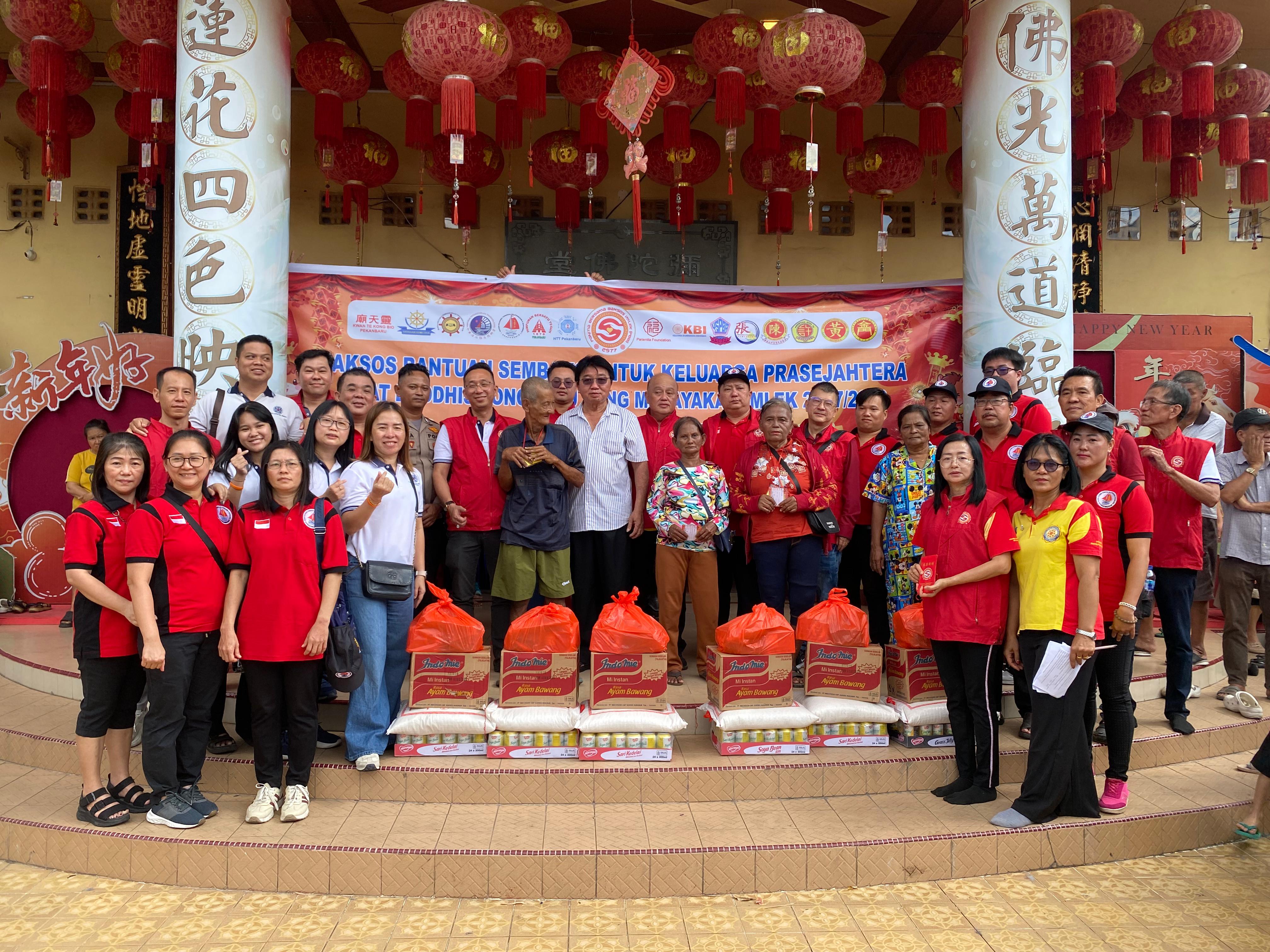 PSMTI dan PBBI Salurkan 894 Paket Sembako di Meranti