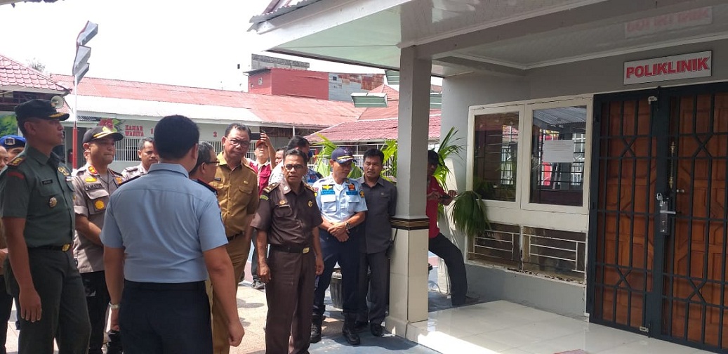 Didampingi Bupati H. Suyatno, Wagubri Tinjau Lapas Bagansiapiapi