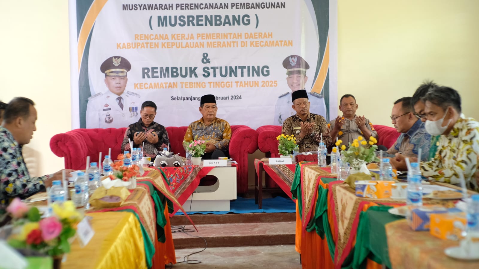 Plt Asisten II Buka Musrenbang Kecamatan Tebingtinggi