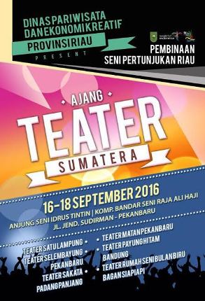Digelar selama Tiga Hari, Malam Ini Pembukaan Ajang Teater Sumatera 2016 