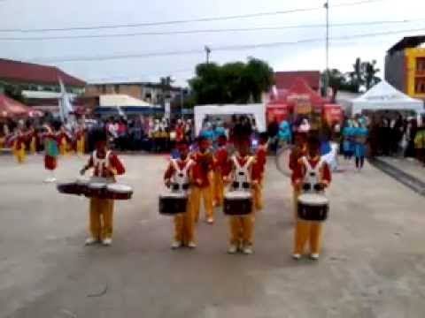 Mantap.  ! Drumband SDN 009 Langkan Wakili Kabupaten Pelalawan Tampil Di Provinsi Riau