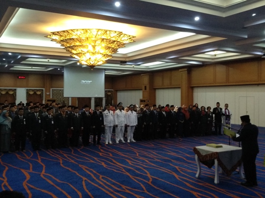 Bupati Rohul Sukiman Lantik 6 Pejabat Eselon II, Dua Camat , Satu Lurah dan Beberapa Pejabat Eselon Tiga dan Empat