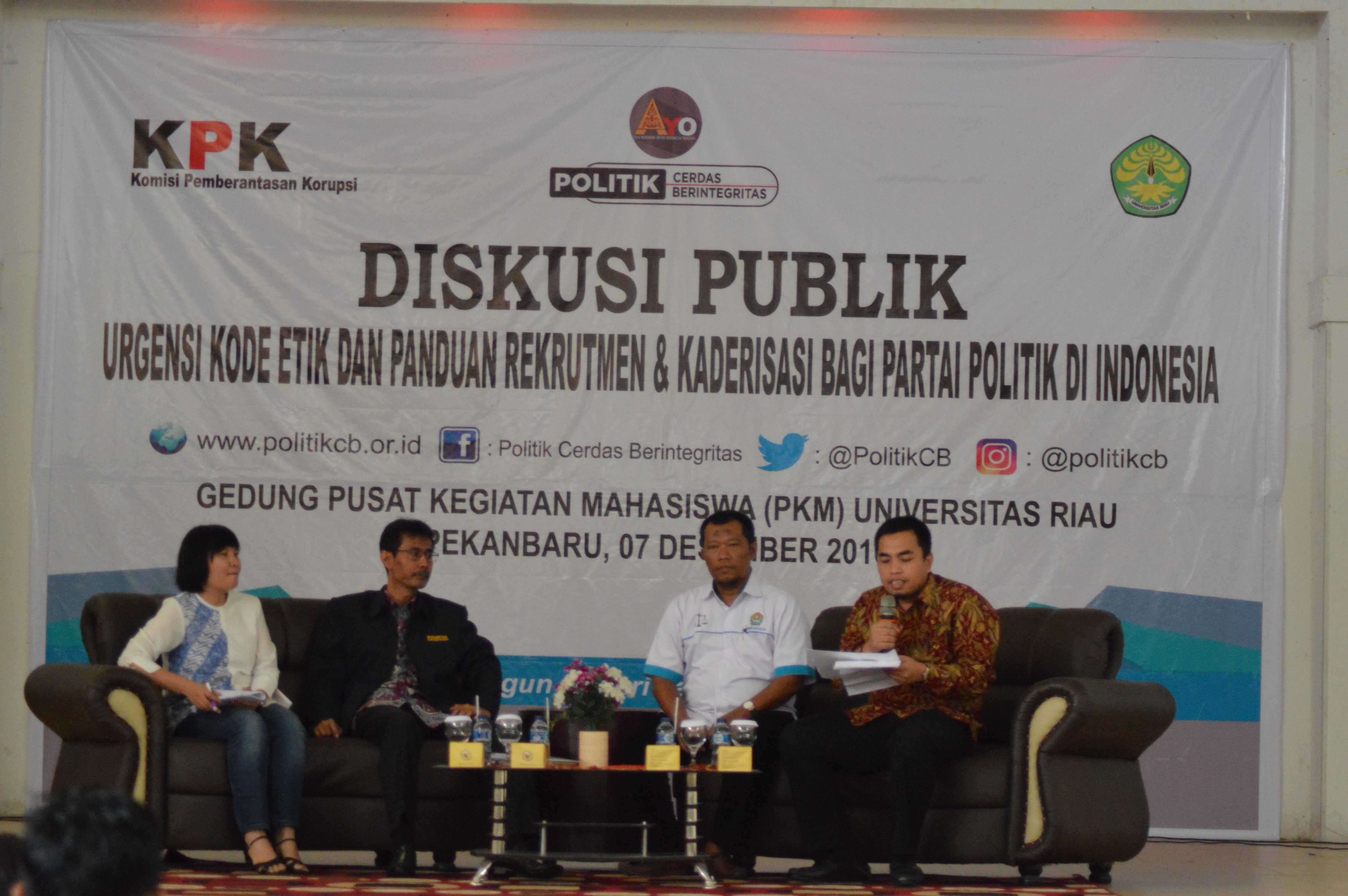 UR Bersama KPK Gelar Program Politik Cerdas Berintegritas