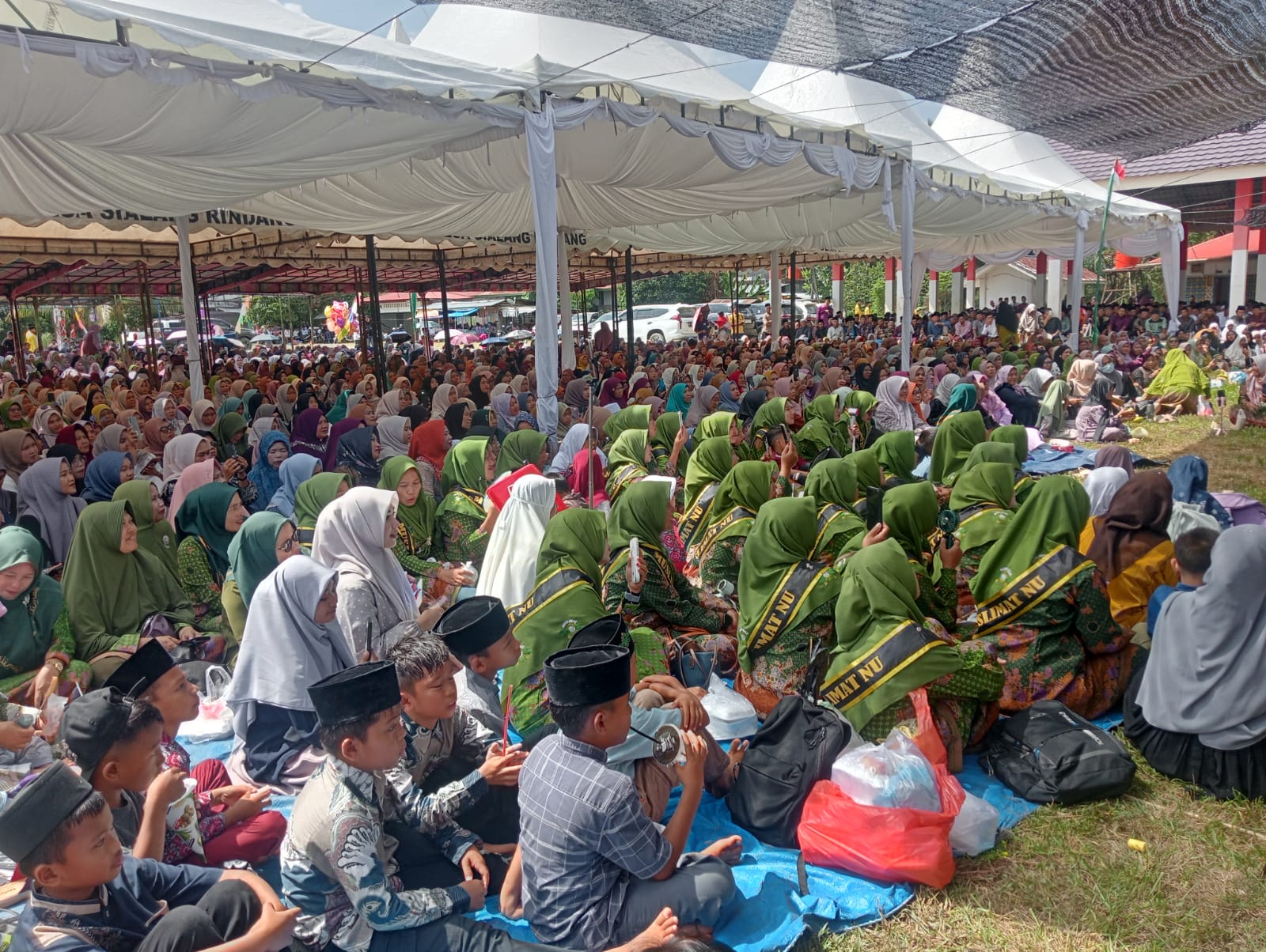 Ribuan Jemaah Hadiri Tablik Akbar dan Sambut Ramadhan di Lapangan Pendopo Desa Sialang Rindang
