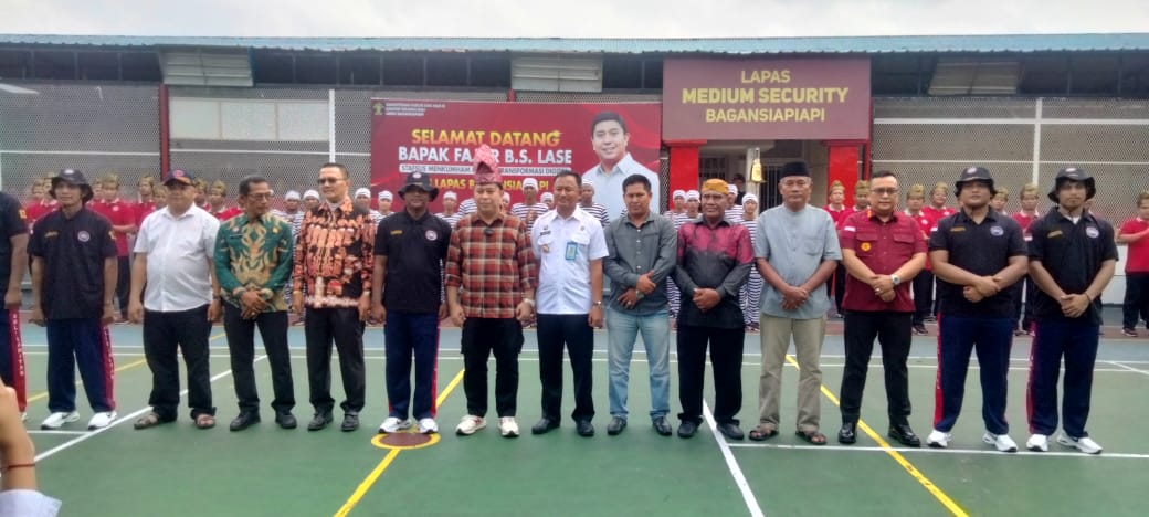 Staf Khusus Bidang Transformasi Digital Kementerian Hukum dan HAM RI, Kunjungi Lapas Kelas IIA Bagansiapiapi