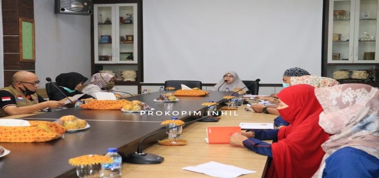 Ketua TP PKK Hj.Zulaikhah Wardan Pimpin Rapat Pelaksanaan Program Gebrak Masker