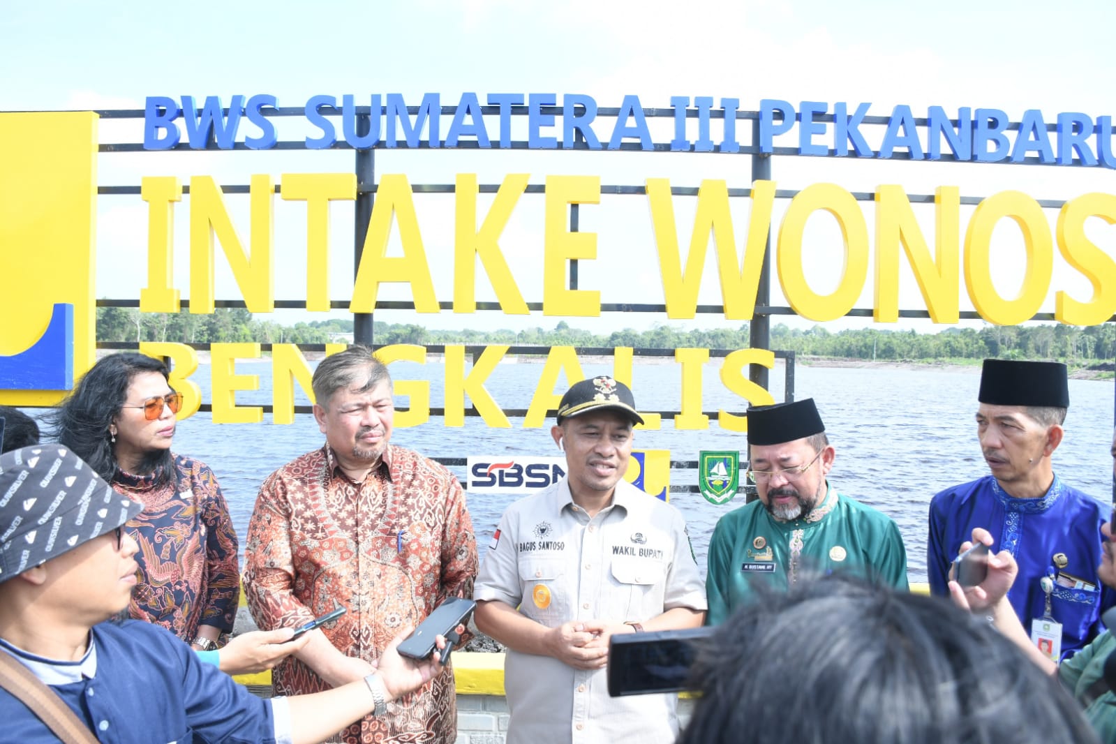 Mantab..Pemkab Bengkalis Miliki Intake dan Jaringan Pipa Transmisi Penyediaan Air Baku untuk 4000 Orang