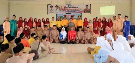 Ditaja Kejari Inhil, Bupati Hadiri Penyuluhan Hukum Tentang Narkoba di SMAN 1 Tembilahan