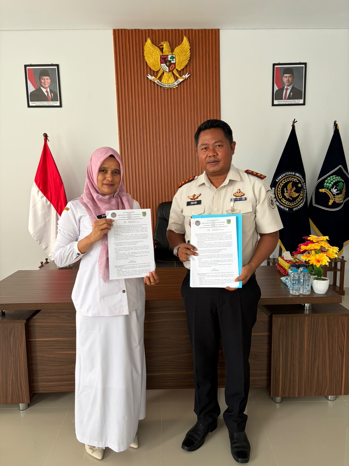 Tingkatkan Pelayanan Kesehatan WBP, Lapas Kelas IIA Bagansiapiapi Jalin Mou Dengan Puskesmas Tanah Putih