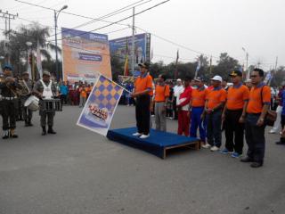 Pesta Rakyat Simpedes Sambut Hut Rohulu Ribuan Warga Ikuti Gerakan Jalan Santai