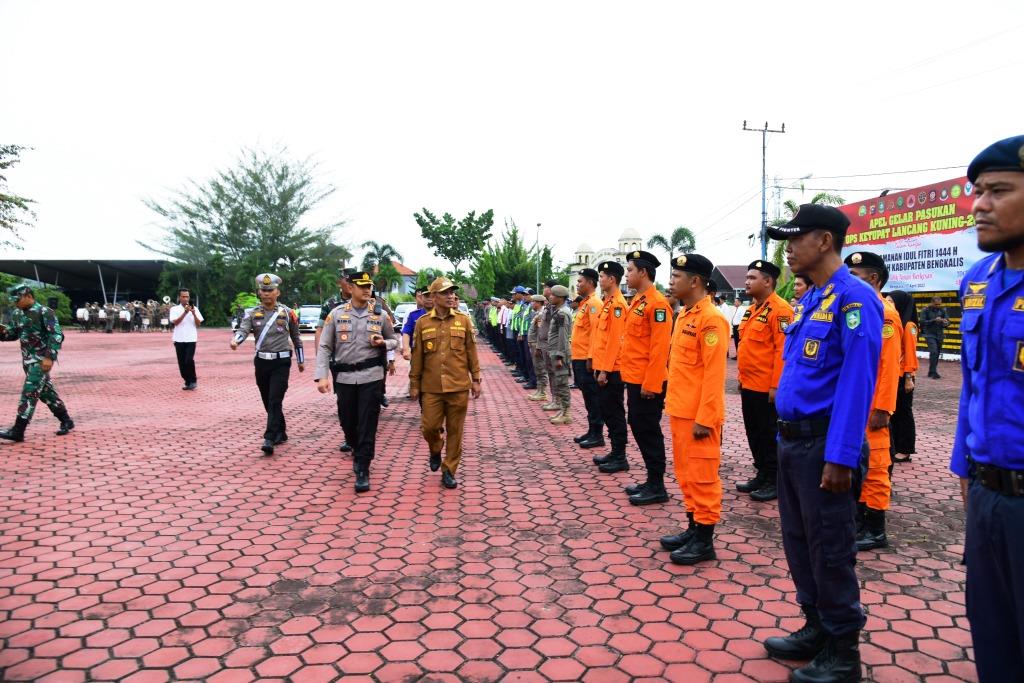 Wabup Bengkalis Hadiri Upacara Operasi  Ketupat Lancang Kuning 2023