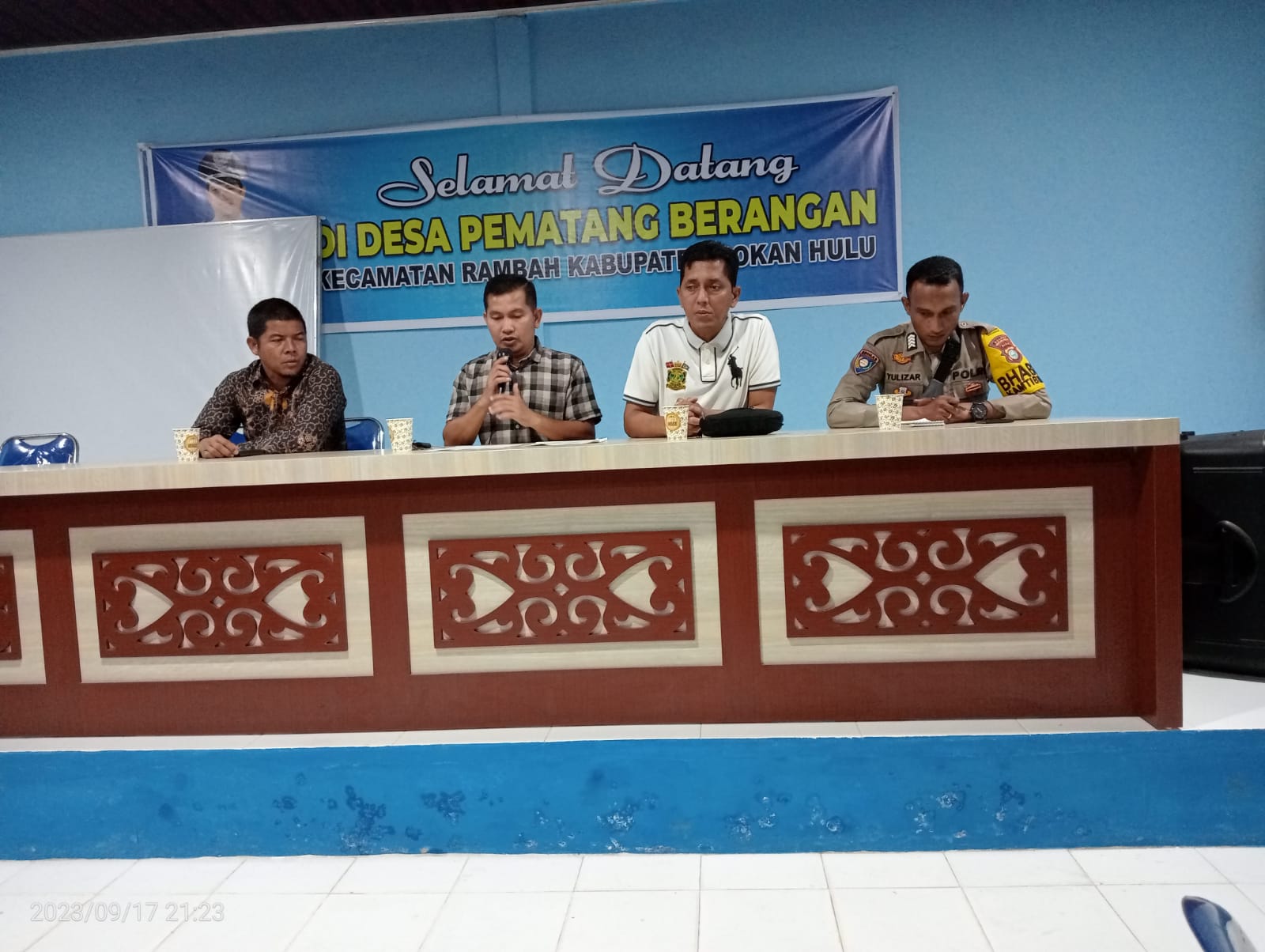 Desa Pematang berangan tuan rumah MTQ,tingkat Kacamatan Rambah Th. 2023