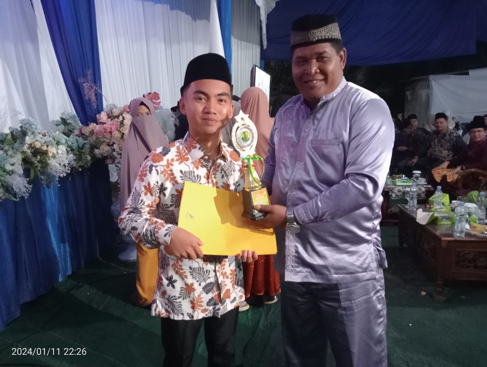 Desa Sukamaju  raih juara tiga MTQ tingkat Kecamatan Rambah ke XXIX tahun 2024