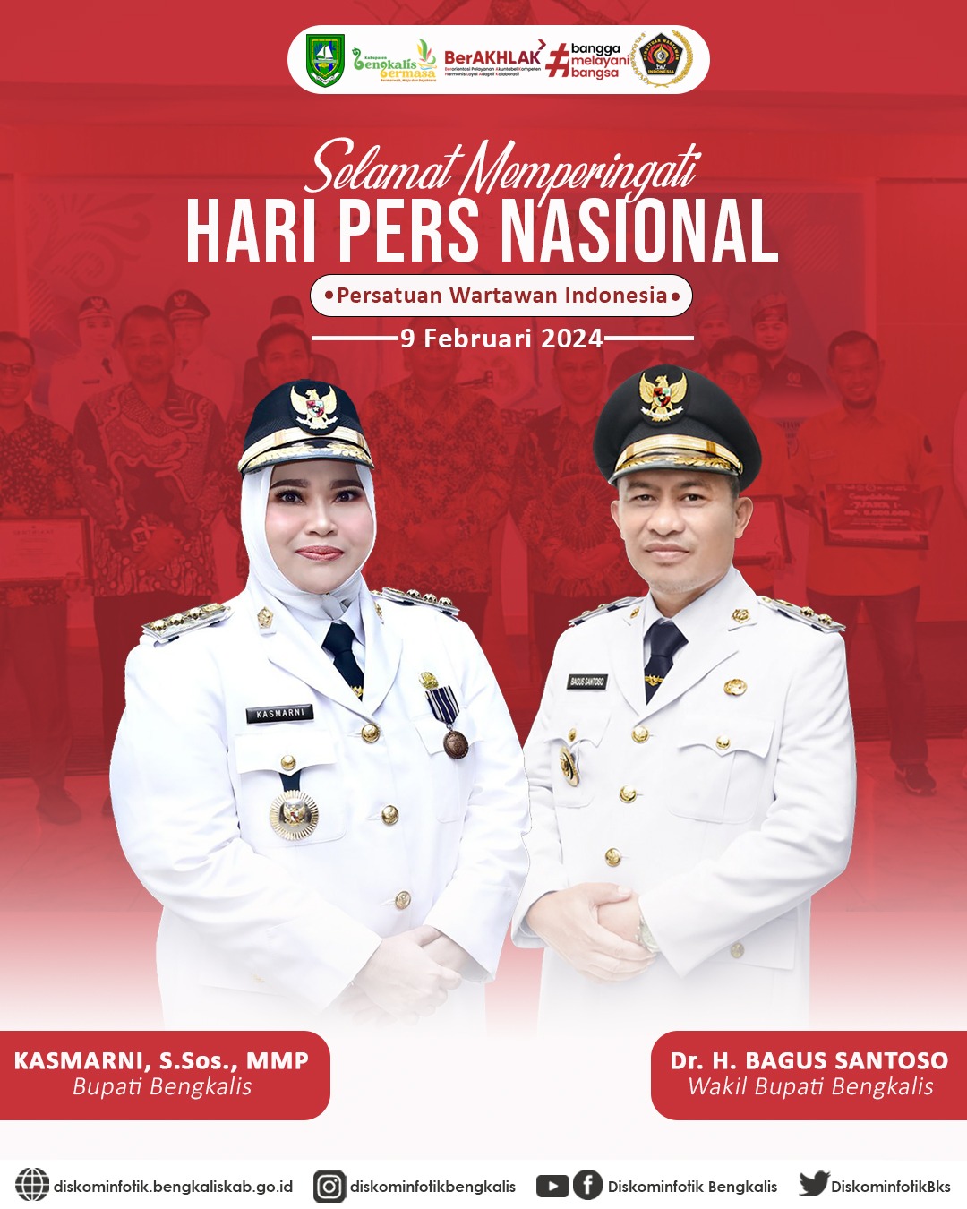 HPN 2024, Bupati Ajak Insan Pers Ciptakan Pemilu Damai dan Demokratis