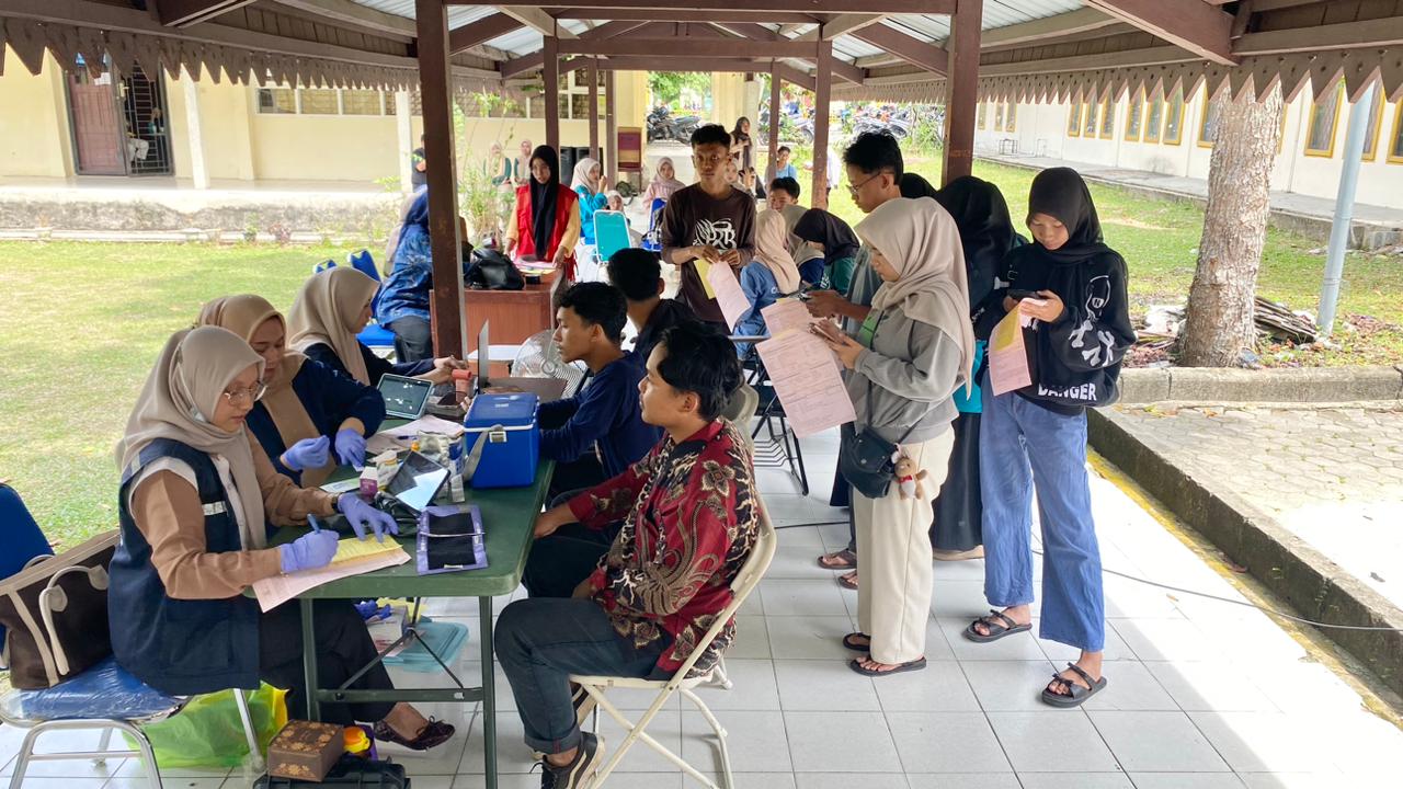 HIMAPROBIO UNRI Sukses Gelar Biology BLood Donor
