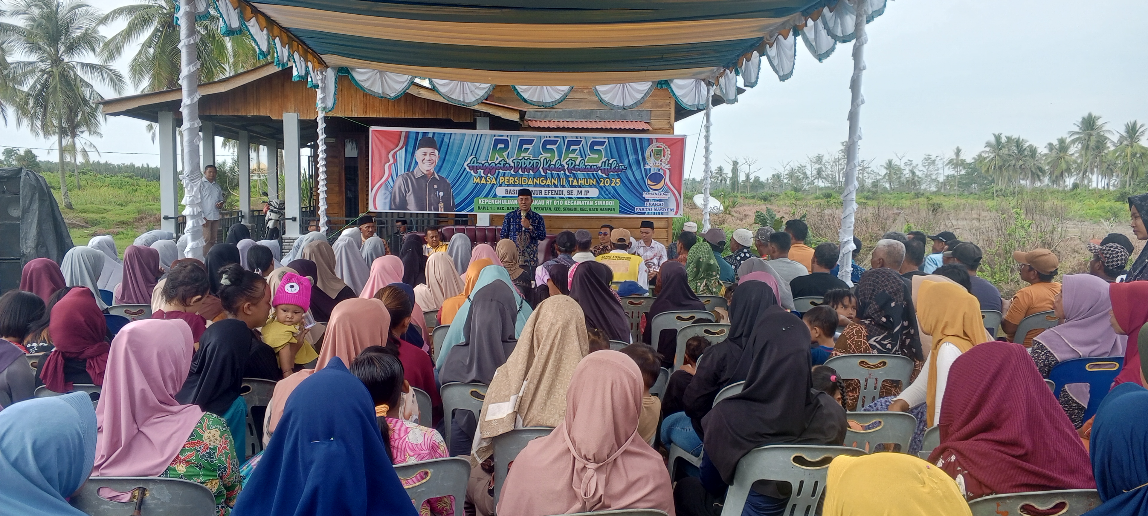 Basiran Nur Effendi Serap Aspirasi Warga Sinaboi