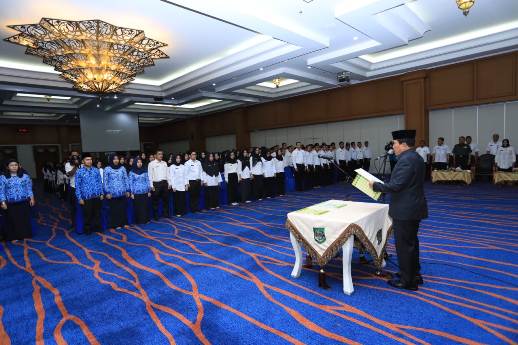 Bupati Rohul Lantik 188 PNS,  Dan 275 CPNS Terima SK
