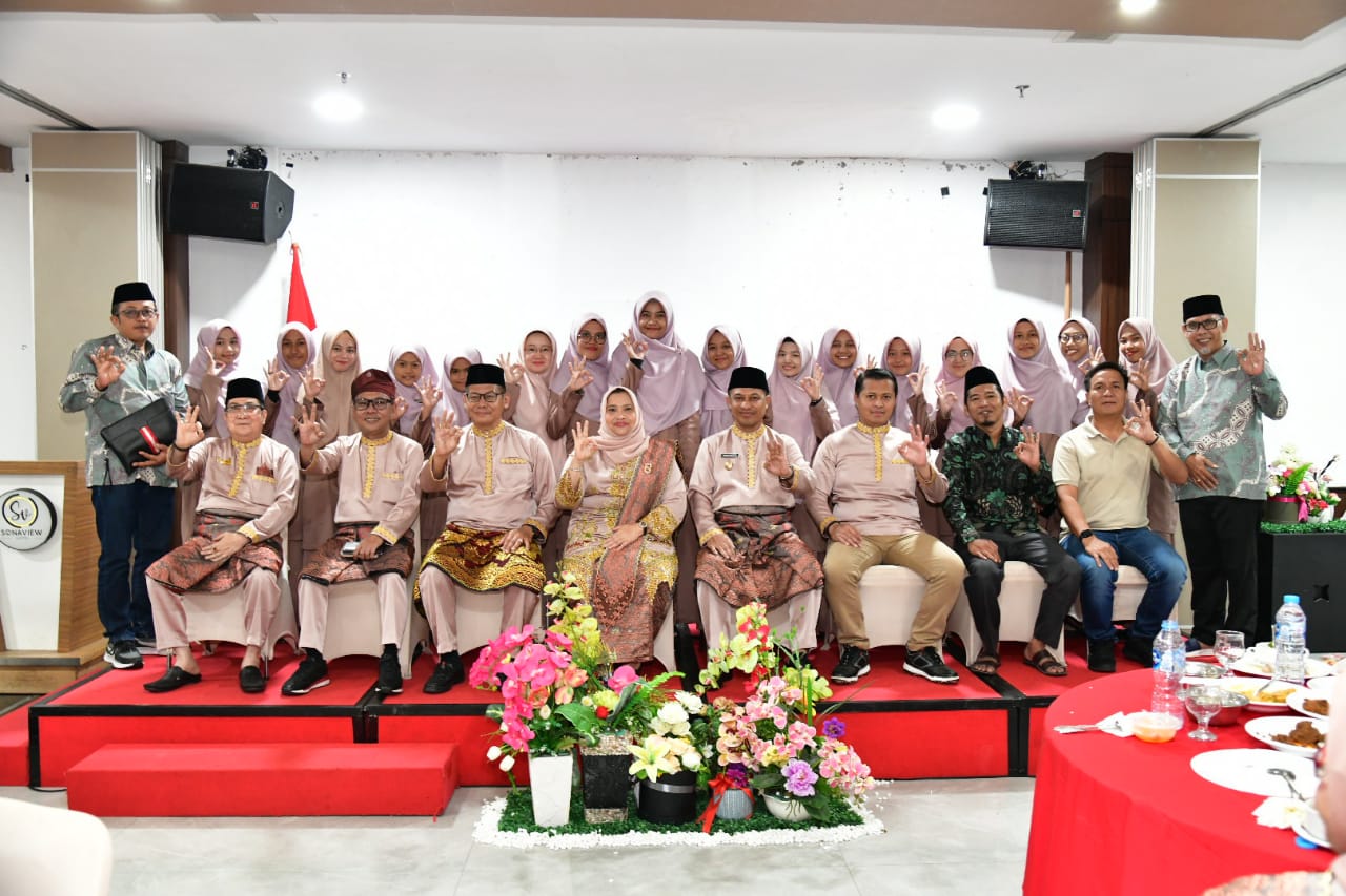 Bupati Kasmarni Beri Motivasi 68 Peserta Kafilah Bengkalis di Dumai Harapkan Kembali Juara Umum