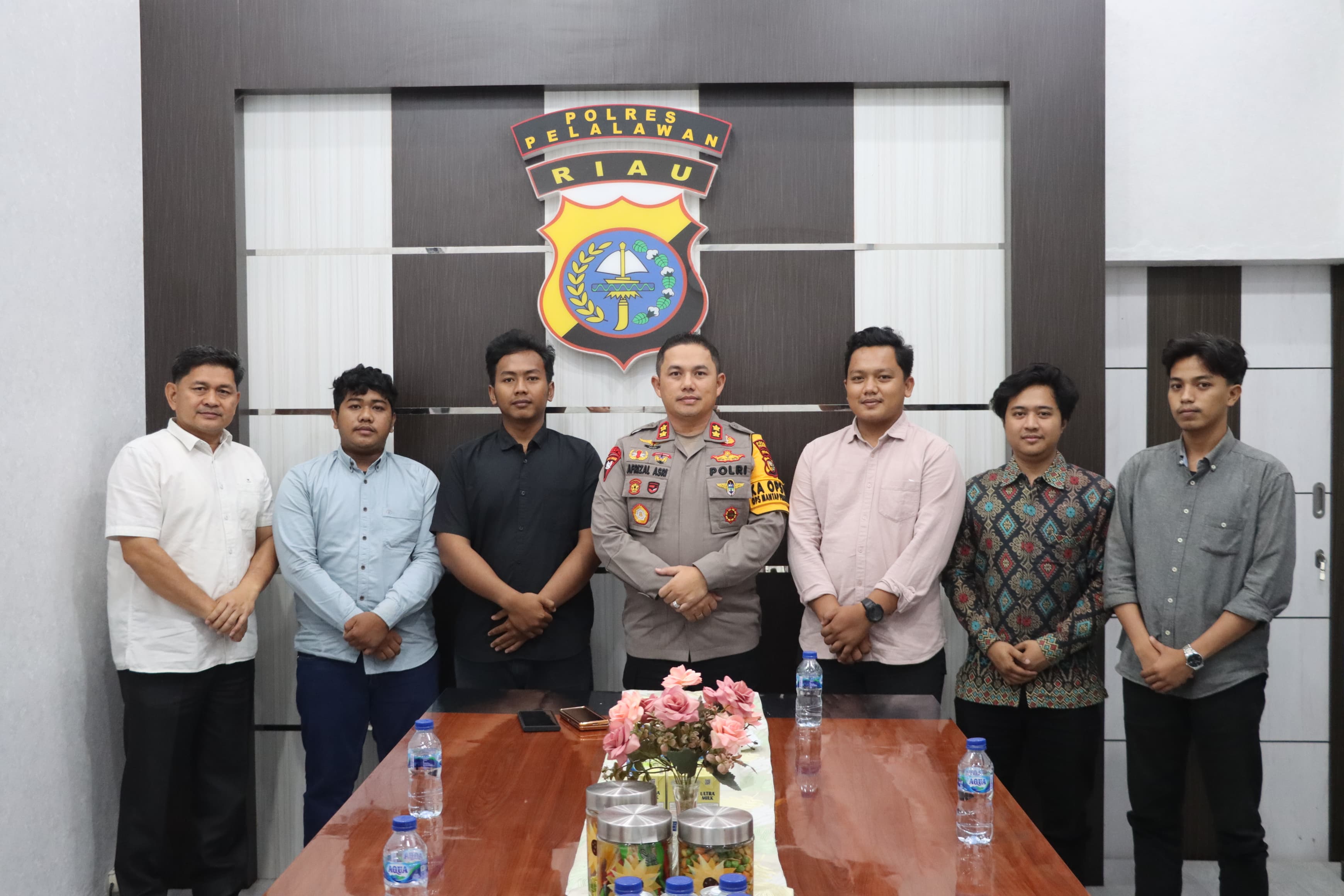 Kolaborasi Kapolres Pelalawan dan Mahasiswa: Menciptakan Pilkada 2024 yang Aman dan Kondusif