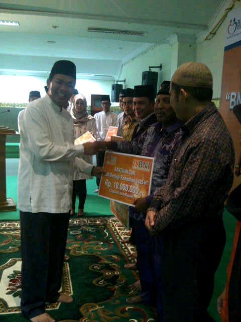 Firdaus Hadiri BNI Berbagi Ramadhan 1435 H