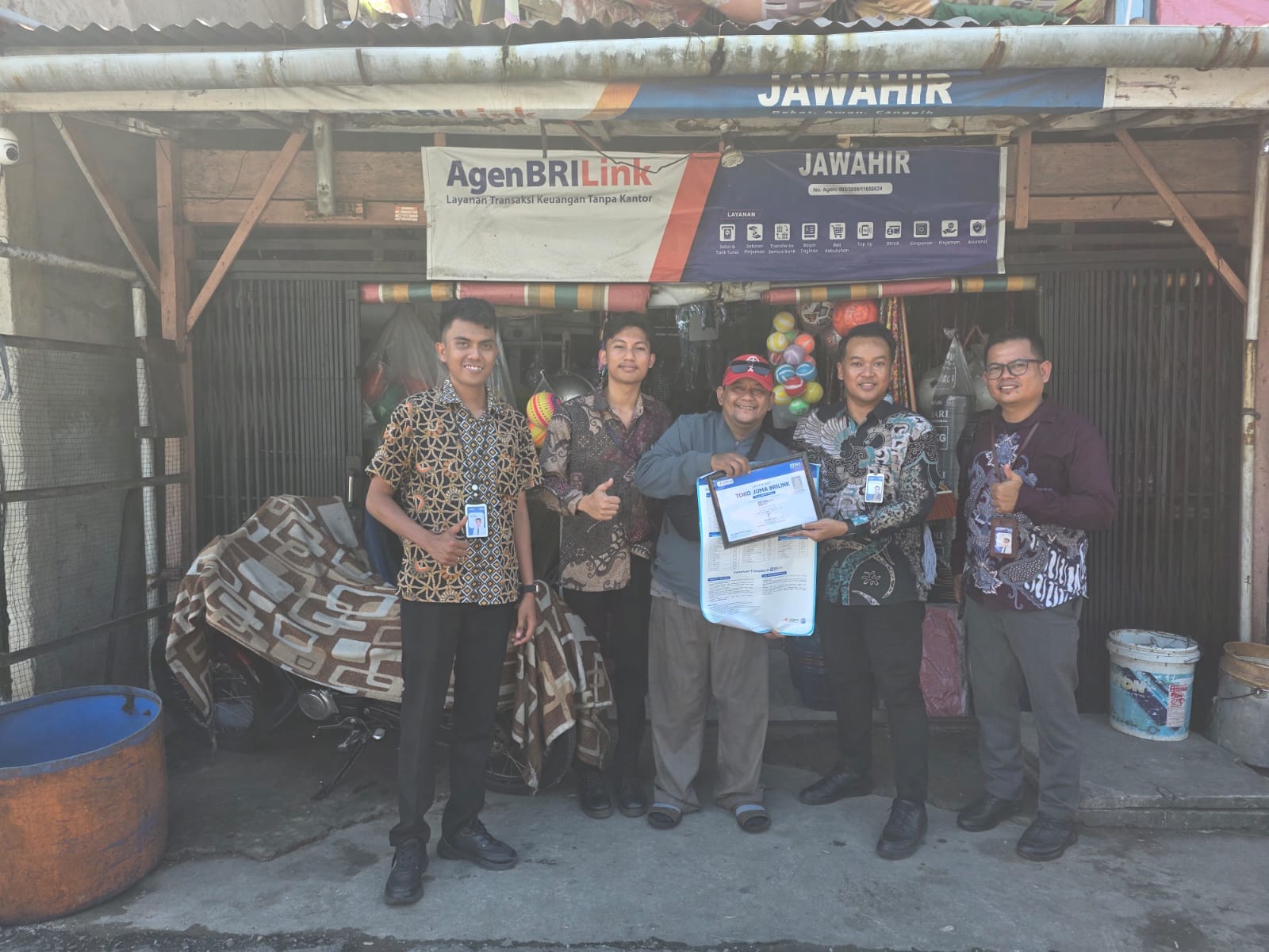 BRI Bagansiapiapi Gandeng Agen BRILink Hingga Kepelosok Rohil