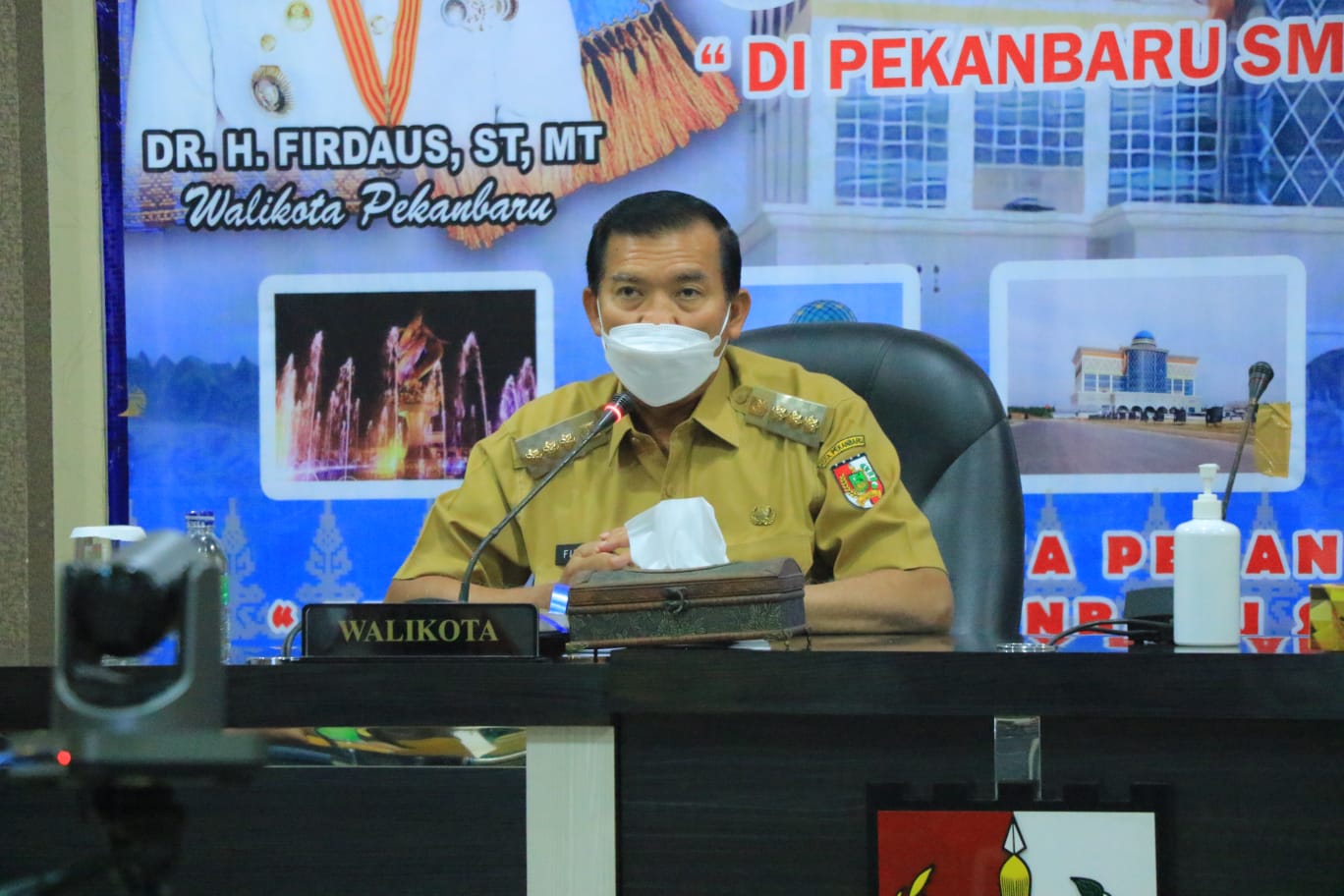 Walikota : Indikator Vaksinasi Sudah Terpenuhi Pekanbaru Menuju PPKM Level 1