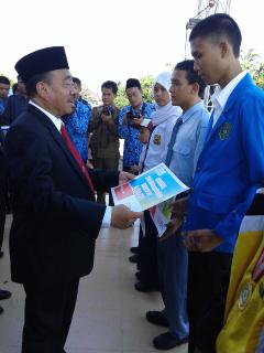 Bupati Herliyan Pimpin Upacara Hardiknas