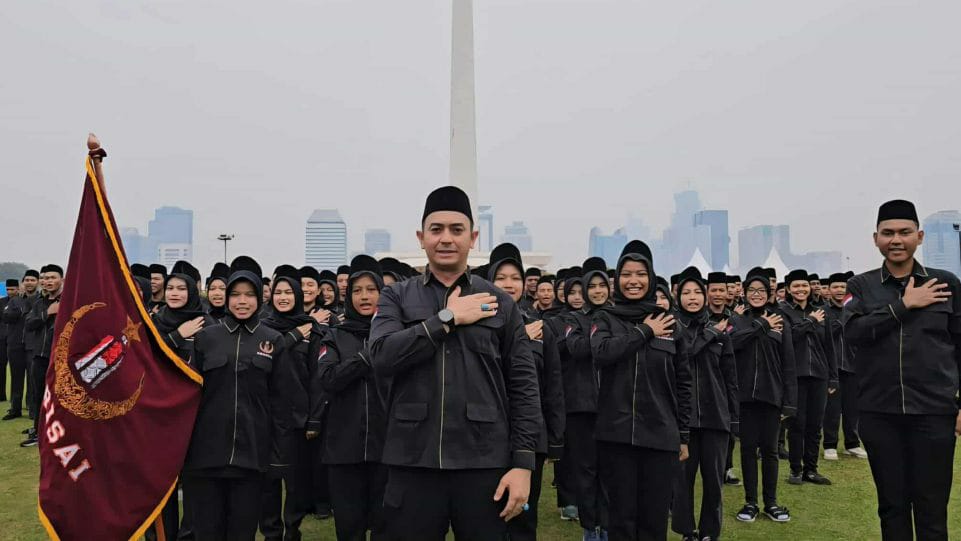 Presiden Prabowo Apresiasi Batalyon Perisai Syarikat Islam di Momen HUT Bhayangkara ke-79