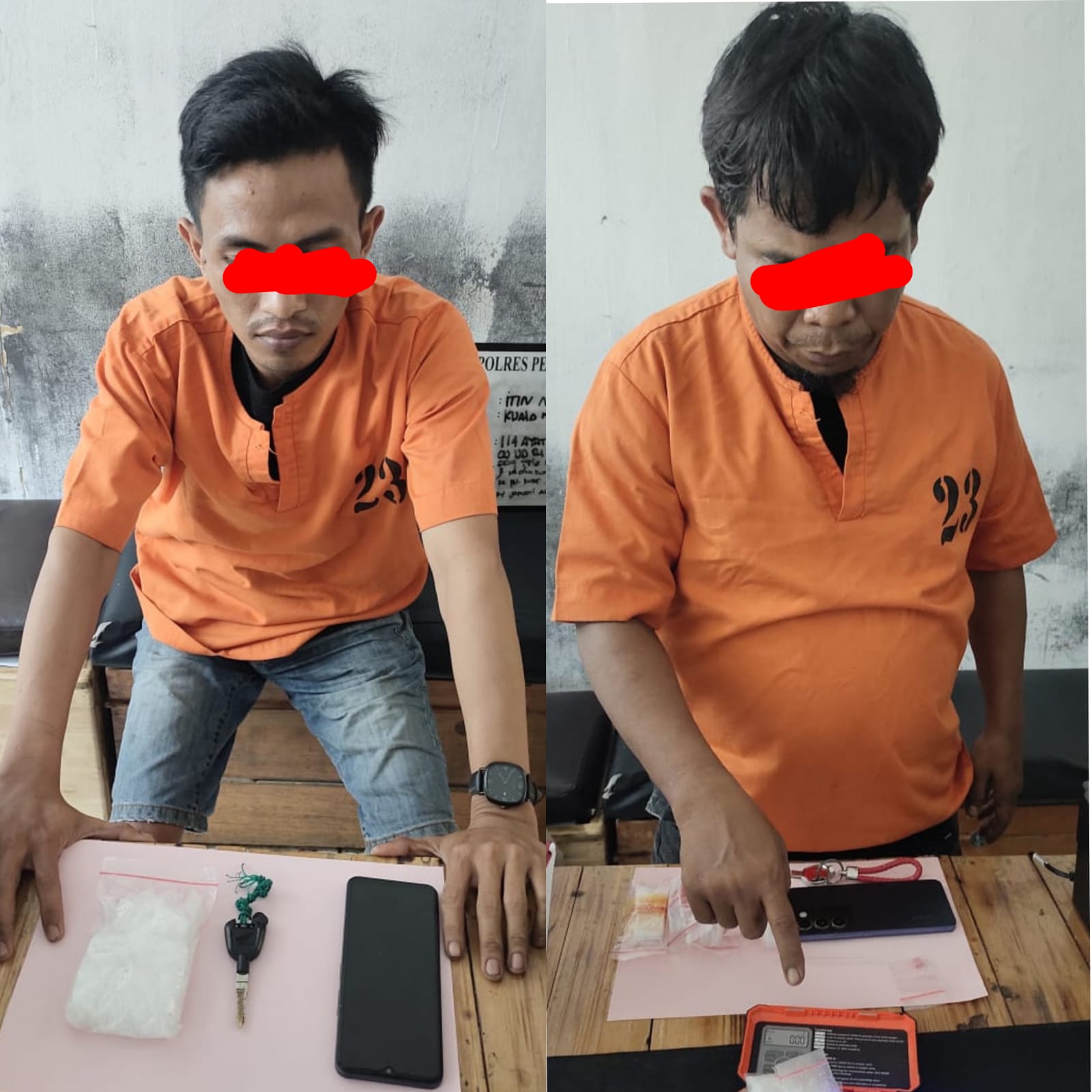 Polres Pelalawan Berhasil Tangkap  Dua Pelaku Narkoba