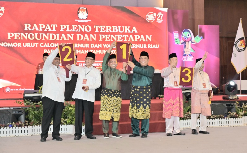 Ditetapkan KPU, Berikut Nomor Urut Bermarwah No Urut 1, Nawaitu No Urut 2 dan Suwai No Urut 3