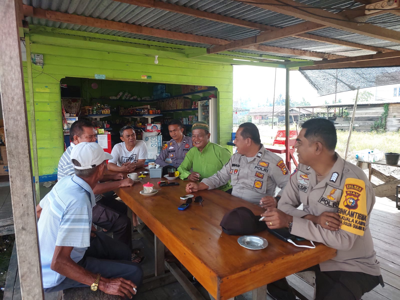 Jumat Curhat Polsek Kuala Kampar,  Cipta Kamtibmas dan Pelayanan Kepolisian