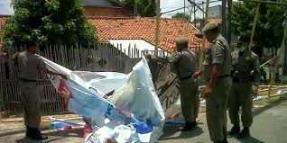 Selama Tiga Hari, Satpol PP Bengkalis Lakukan Tertibkan Baleho