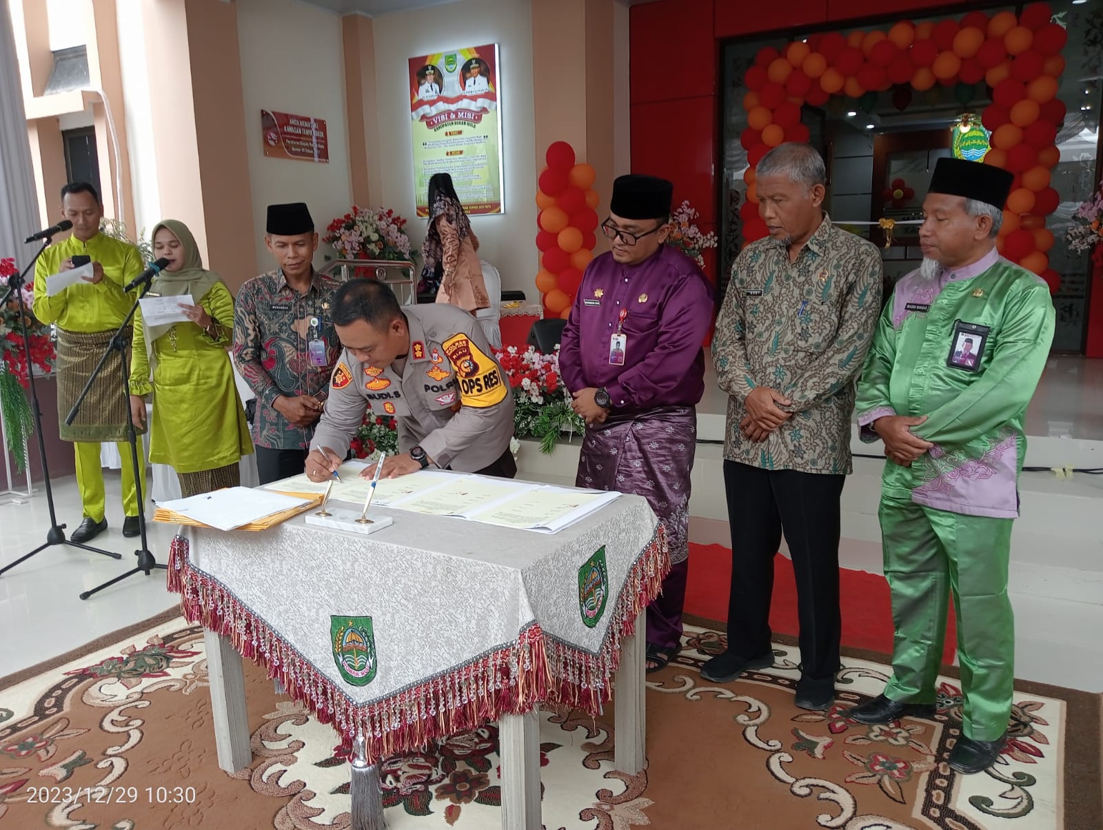DPMPTSP Rohul gelar Shop Launching MPP dan Tanda Tangani MOU dengan Instansi
