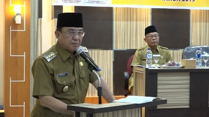 Bupati Inhil Buka Bimtek Pilkades Serentak Tahun 2019
