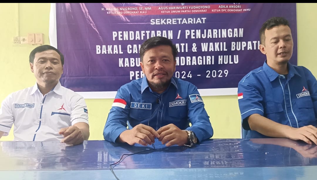 DPC Partai Demokrat Inhu Resmi Buka Proses Penjaringan Bakal Calon Bupati dan Wakil Bupati