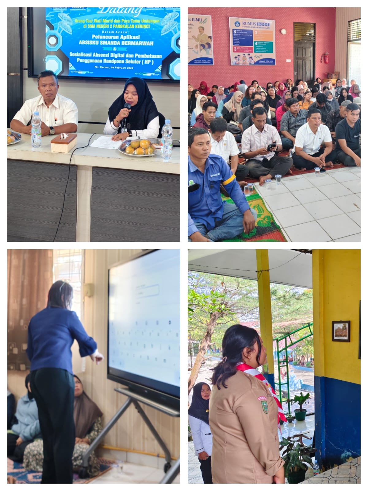 SMAN 2 Pangkalan Kerinci Luncurkan Absisku Bermarwah