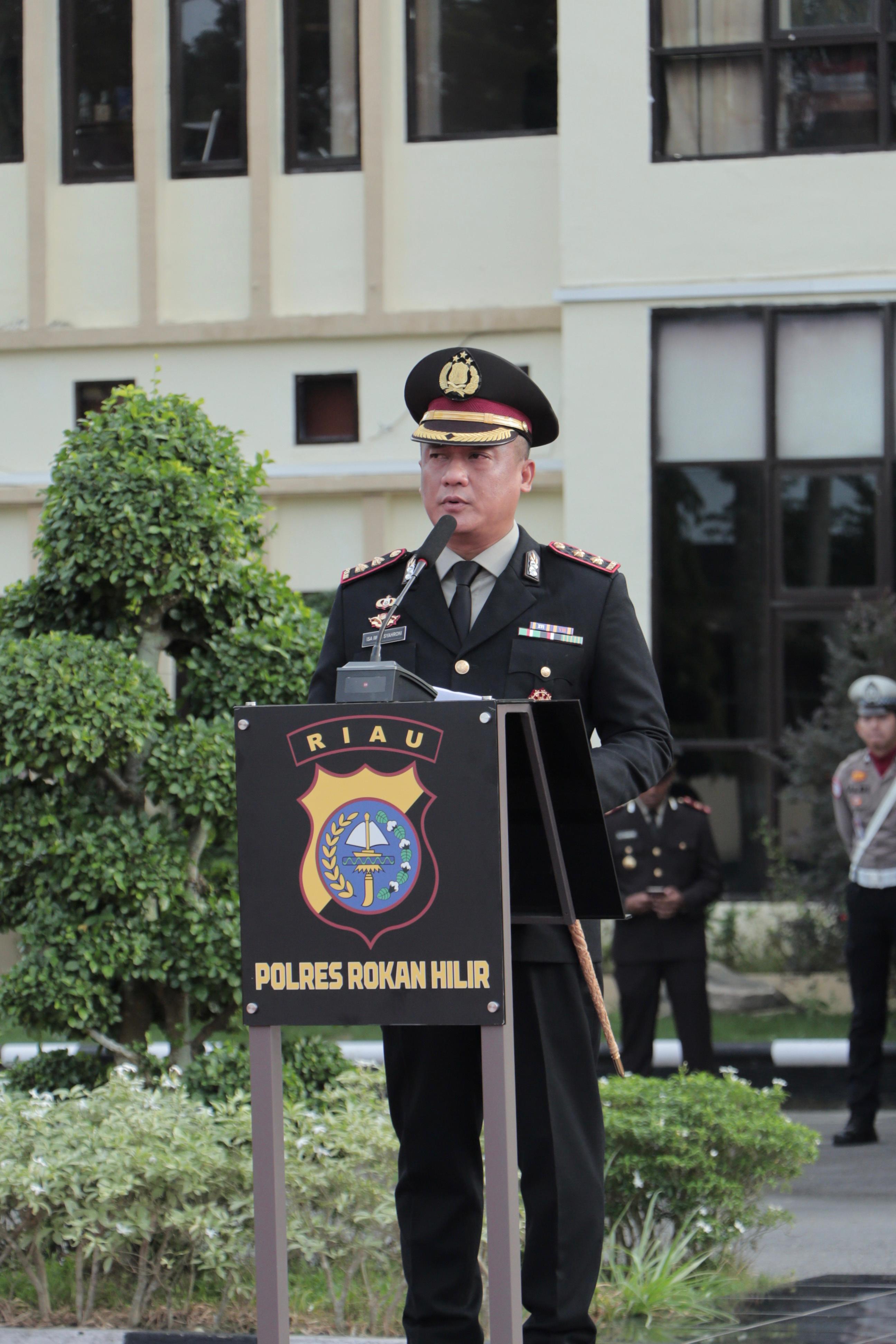 Polres Rokan Hilir Gelar Upacara Peringatan Hari Lahir Pancasila Tahun 2026