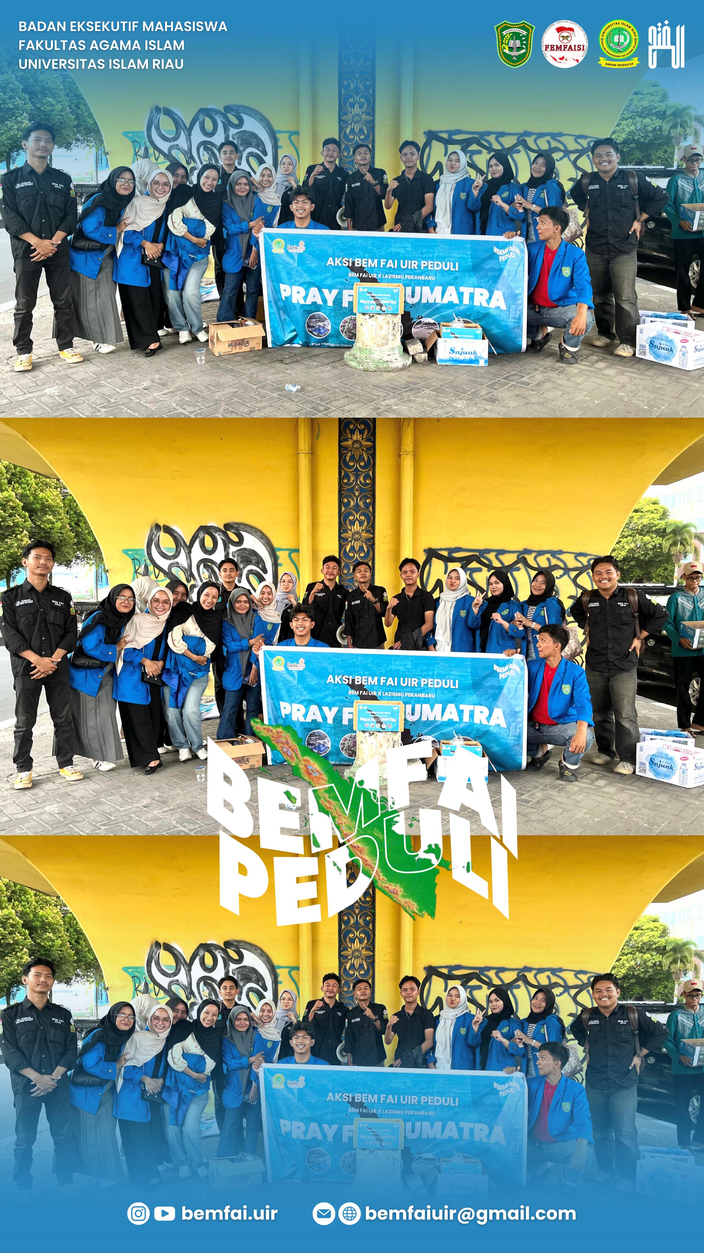 BEM FAI UIR Gerak Cepat Galang Dana untuk Korban Bencana Sumatra