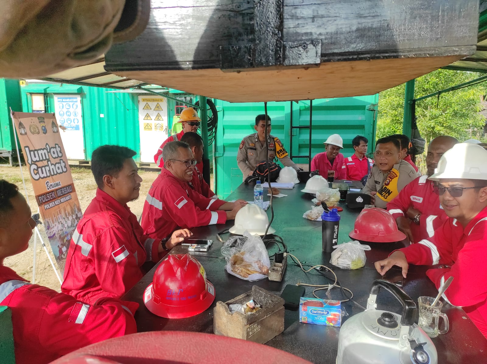 Cooling System Polsek Merbau dan Masyarakat: Menjaga Keamanan Bersama