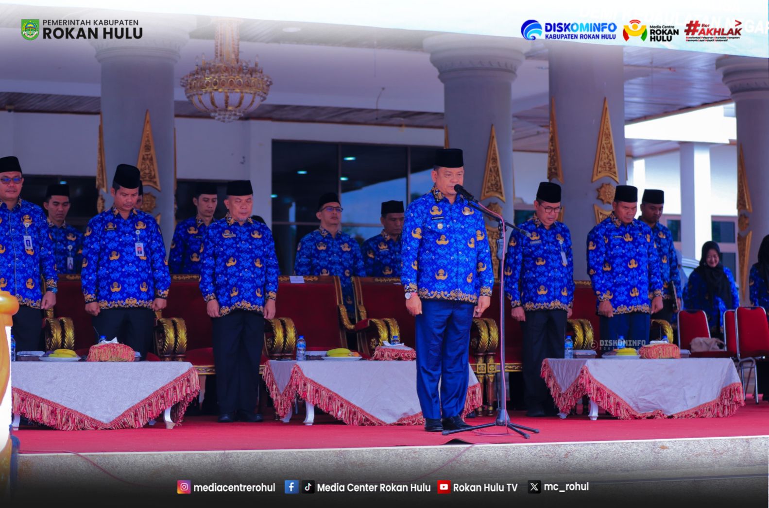 Upacara Harkitnas Rohul Berlangsung Sukses dan Lancar
